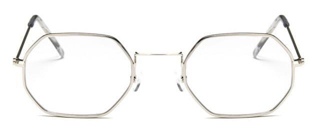 Small Frame Sunglasses For Women Small Square Polarized Sunglasses for Men and Women Polygon Mirrored Retro Shape Metal Design Sun Glasses for Men New Fashionable Ocean Lens