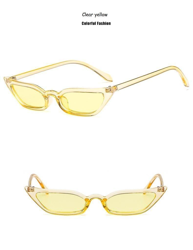 Small Leopard Cateye Design Women Sunglasses Vintage Glasses For Women Summer UV Eyewear Protection Eye Catching Cool Sunglasses For Women Goggles Plastic Frame