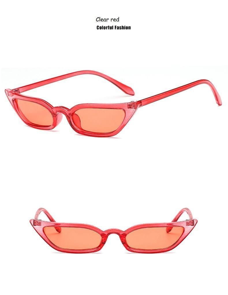 Small Leopard Cateye Design Women Sunglasses Vintage Glasses For Women Summer UV Eyewear Protection Eye Catching Cool Sunglasses For Women Goggles Plastic Frame