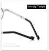 Small Metal Round Folding Reading Glasses Retro Circle Blue Light Computer Grade Glasses Narrow Eyeglasses Frame And Anti Glare Reading Glasses Foldable Computer Reading Glasses For Men  +3.5 - Sliver / +200