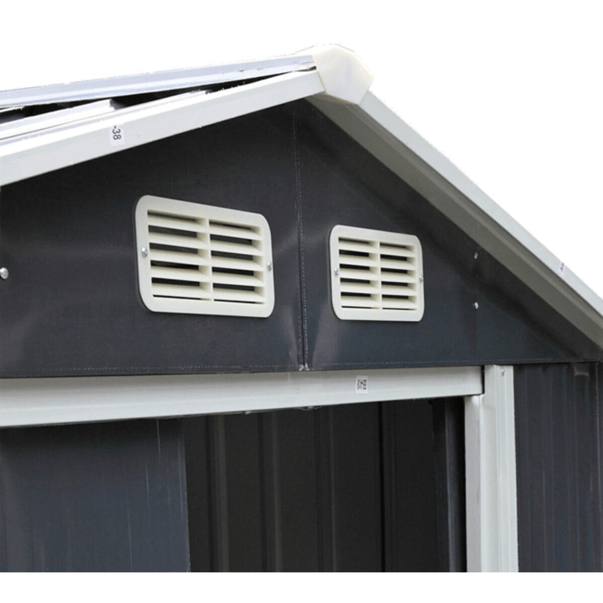 [04X07FT] Small Outdoor Garden Backyard Storage Tool Shed W/ Sliding Door (SAK59938)