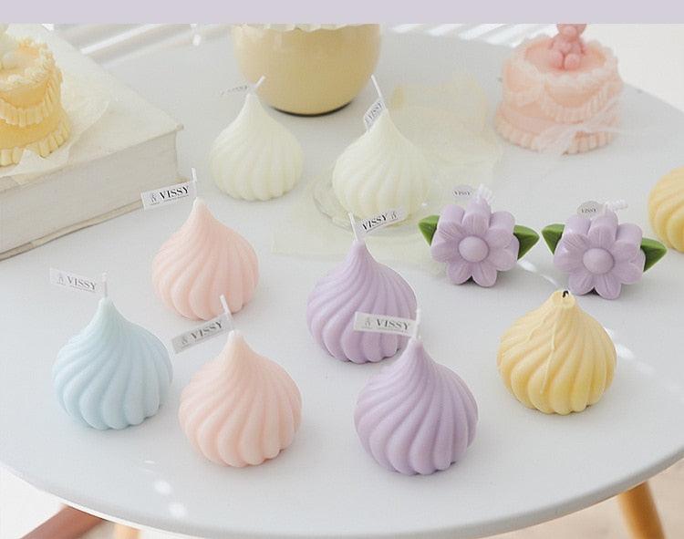 Small Whirlwind Candle  Wedding Decoration Aromatherapy Candle Home Decor Natural Paraffin Wax Long Lasting Aromatherapy Candles Stress Relief For Women