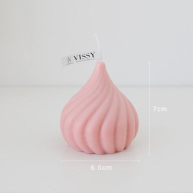 Small Whirlwind Candle  Wedding Decoration Aromatherapy Candle Home Decor Natural Paraffin Wax Long Lasting Aromatherapy Candles Stress Relief For Women