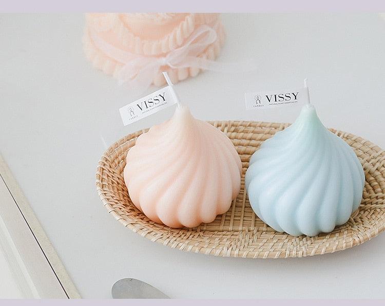 Small Whirlwind Candle  Wedding Decoration Aromatherapy Candle Home Decor Natural Paraffin Wax Long Lasting Aromatherapy Candles Stress Relief For Women