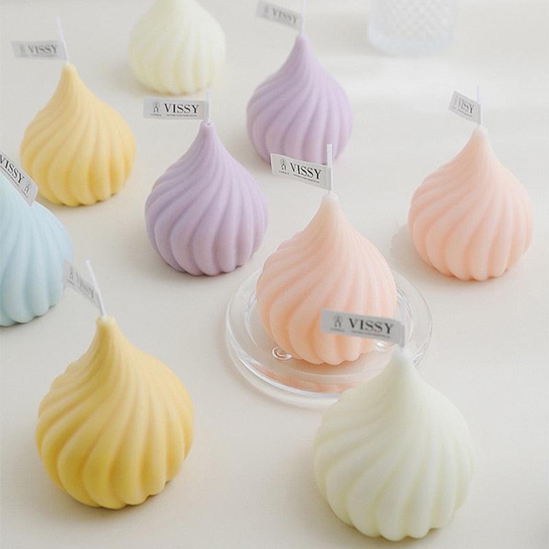 Small Whirlwind Candle  Wedding Decoration Aromatherapy Candle Home Decor Natural Paraffin Wax Long Lasting Aromatherapy Candles Stress Relief For Women