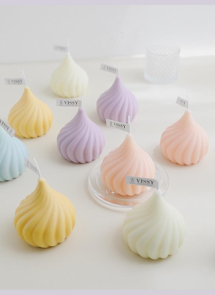 Small Whirlwind Candle  Wedding Decoration Aromatherapy Candle Home Decor Natural Paraffin Wax Long Lasting Aromatherapy Candles Stress Relief For Women