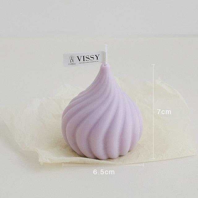 Small Whirlwind Candle  Wedding Decoration Aromatherapy Candle Home Decor Natural Paraffin Wax Long Lasting Aromatherapy Candles Stress Relief For Women