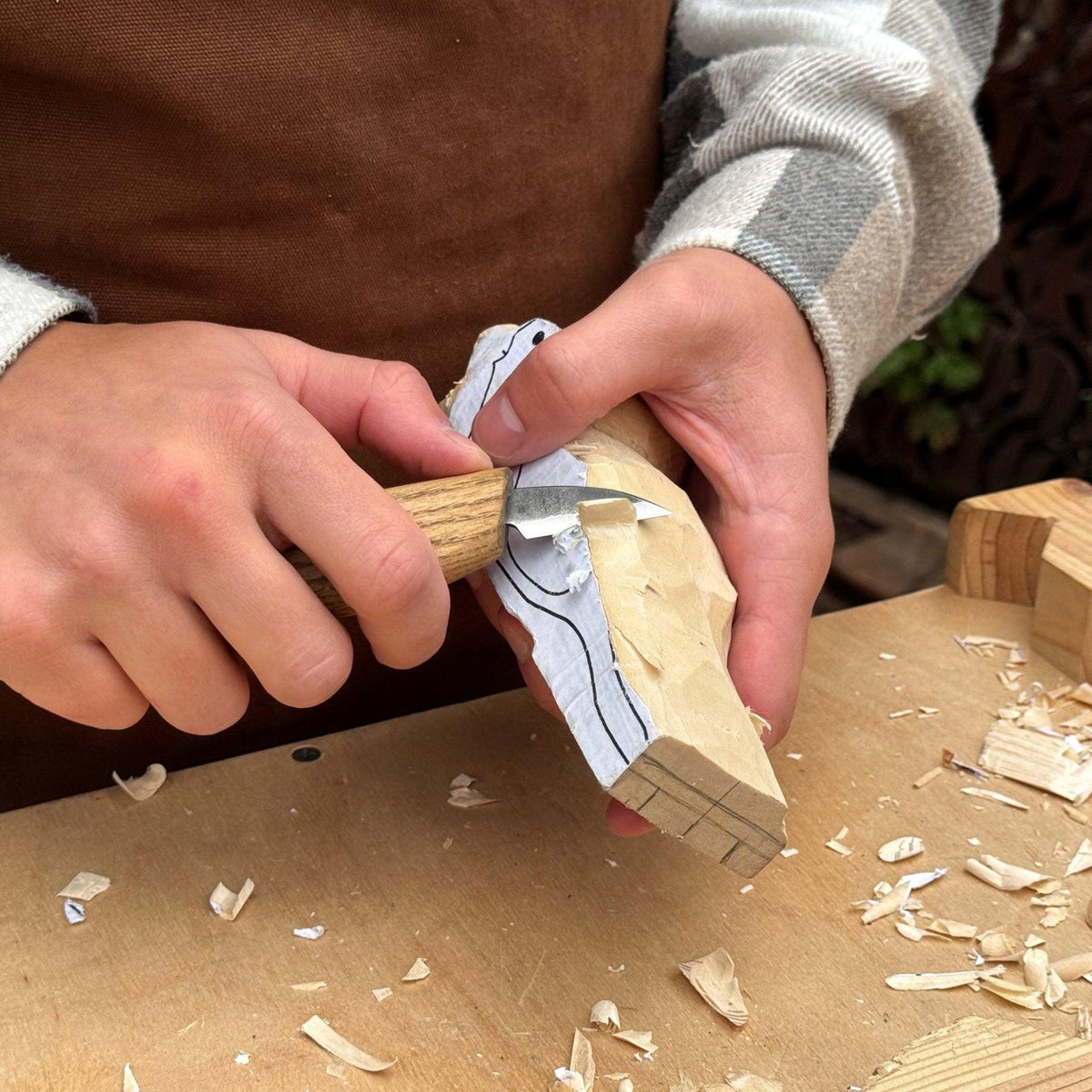 Small Whittling Carving Knife, 3.5 cm (1.38 inches)