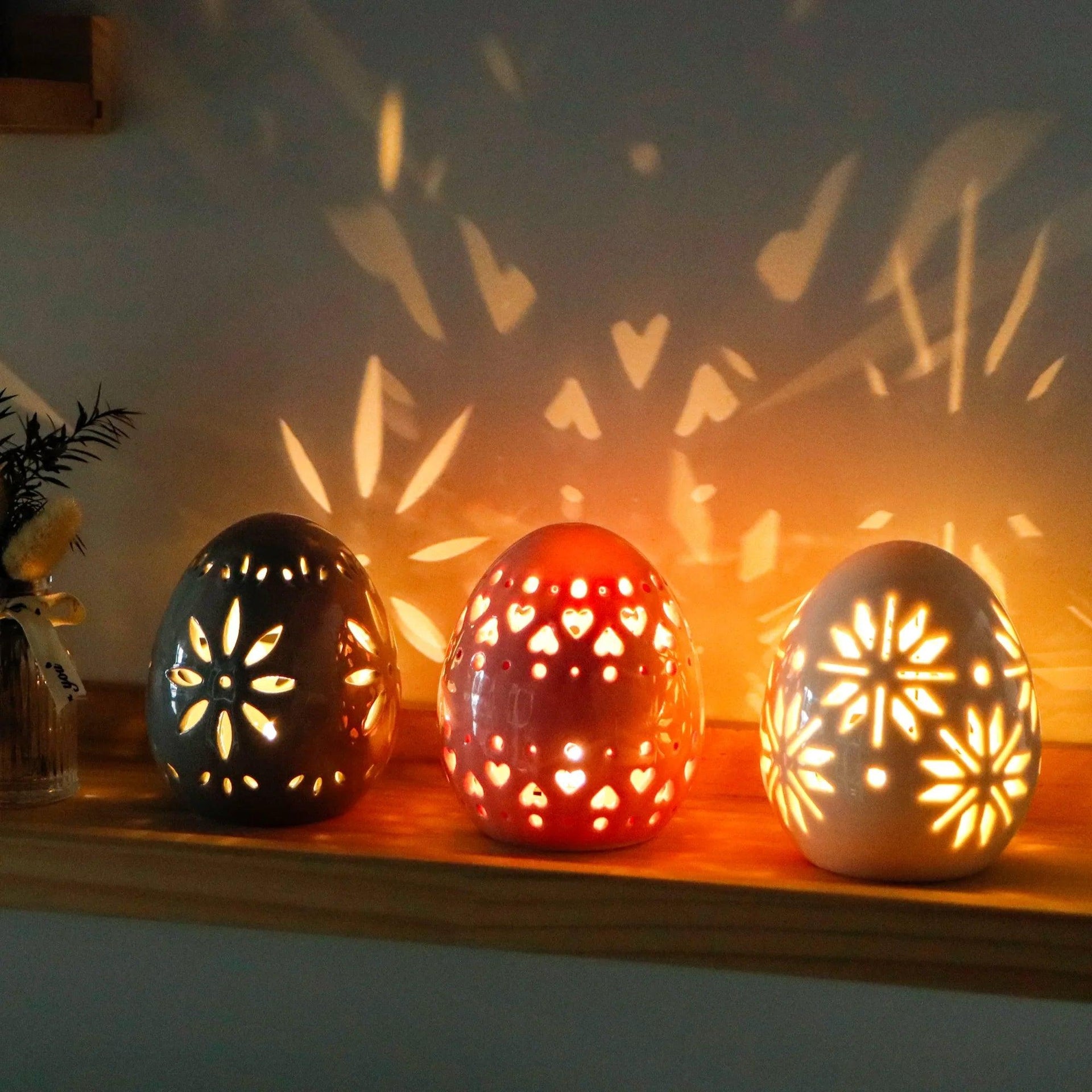 Set of 3 Ceramic Decorative Lamp 4