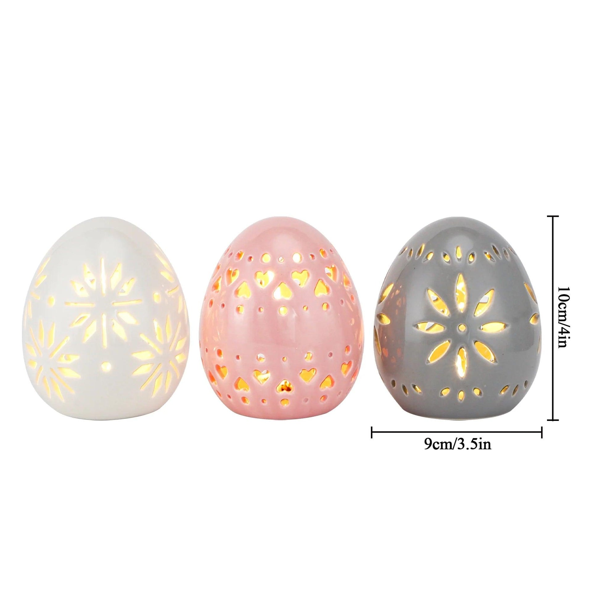 Set of 3 Ceramic Decorative Lamp 4