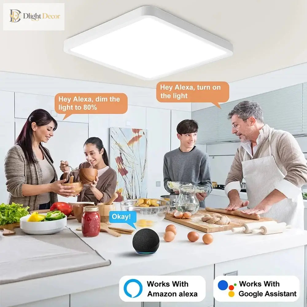 Smart LED Ceiling Light | Bedroom & Bedside Lighting