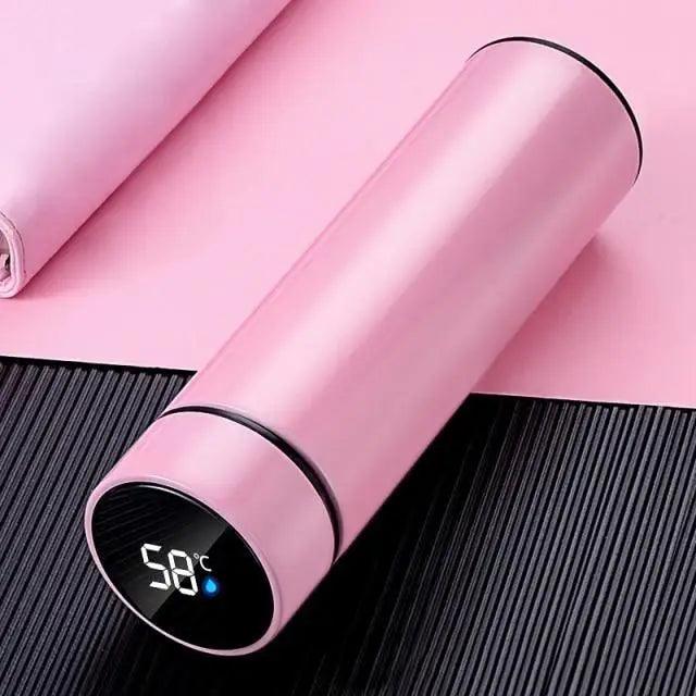 Smart LED Stainless Steel Water Bottle Intelligent Stay Hot/Cold Temperature Thermal Bottle Temperature Display Bottle For Children And Adults 500ml