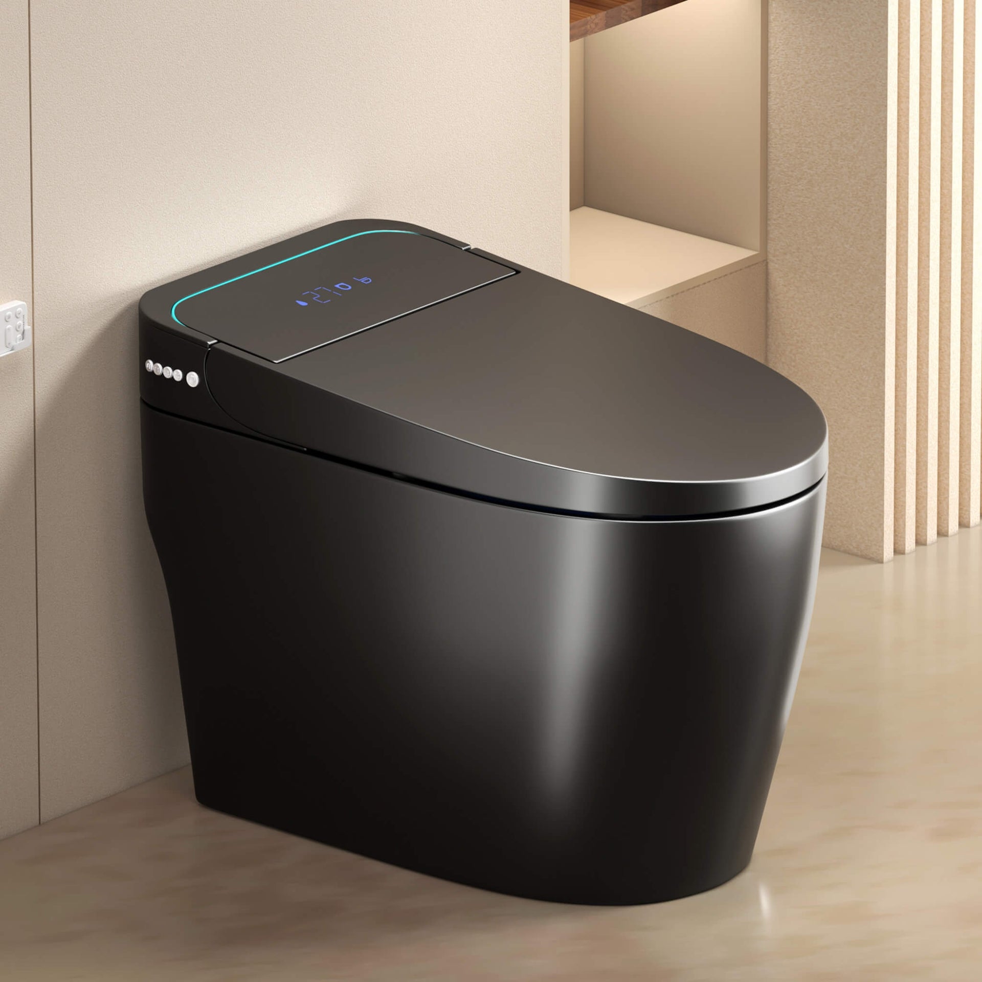 Smart One-Piece Bidet Toilet With Auto Open/Close Seat And Dryer (SAK86135)