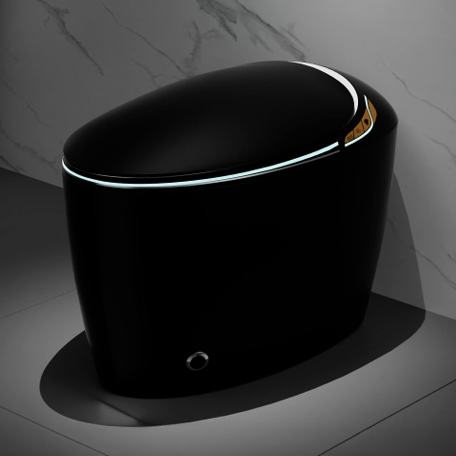 Smart One-Piece Toilet With Bidet, Foot Sensor, LED Display And Dryer (SAK80112)