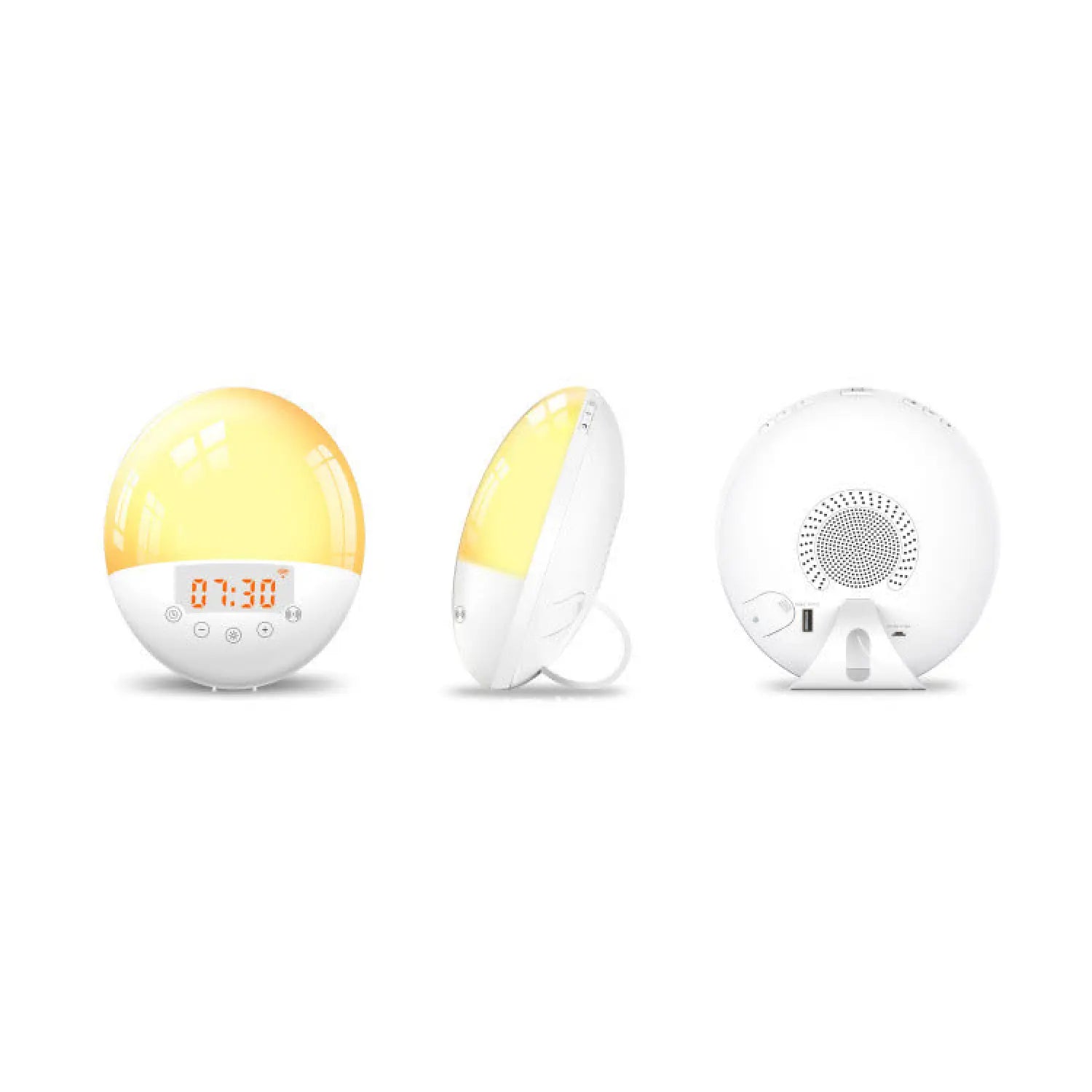 Smart Wakeup Light Alarm Clock with Sunrise Simulation and Voice Control