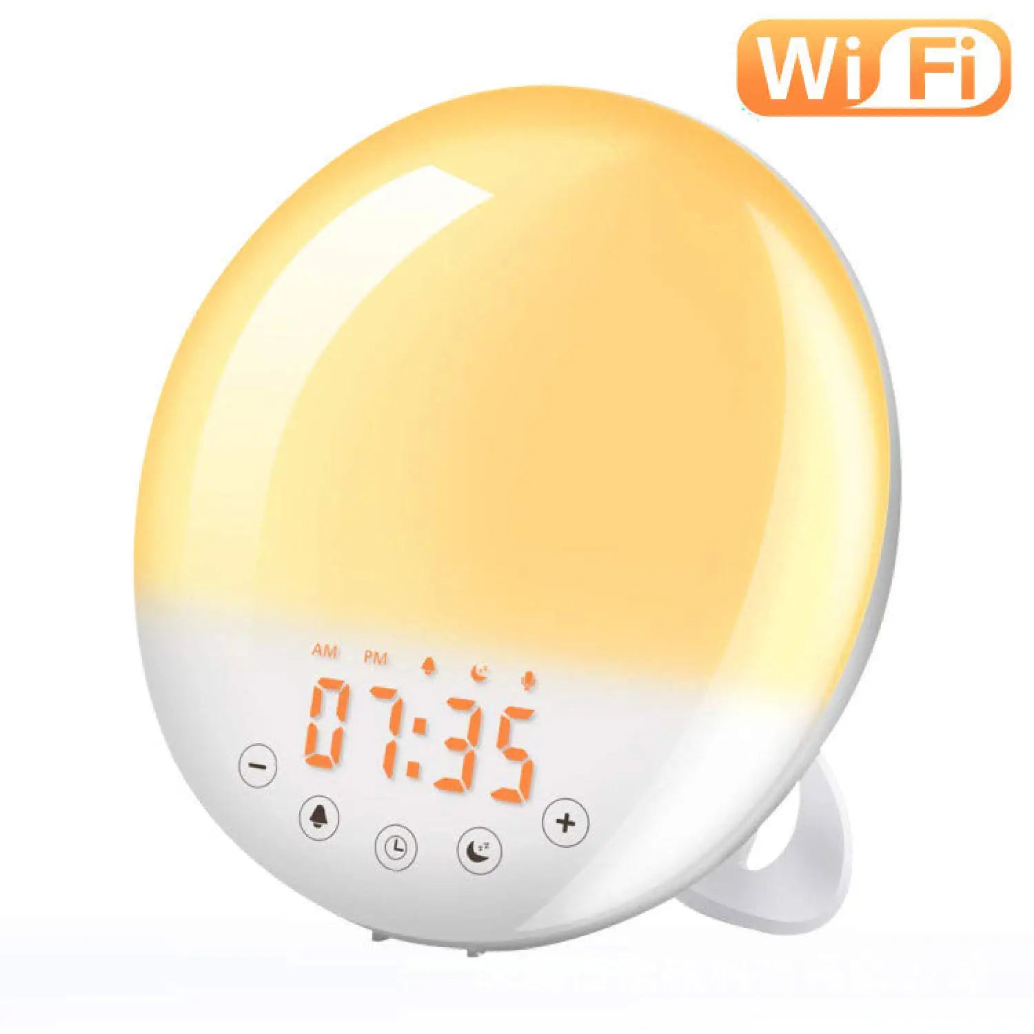 Smart Wakeup Light Alarm Clock with Sunrise Simulation and Voice Control