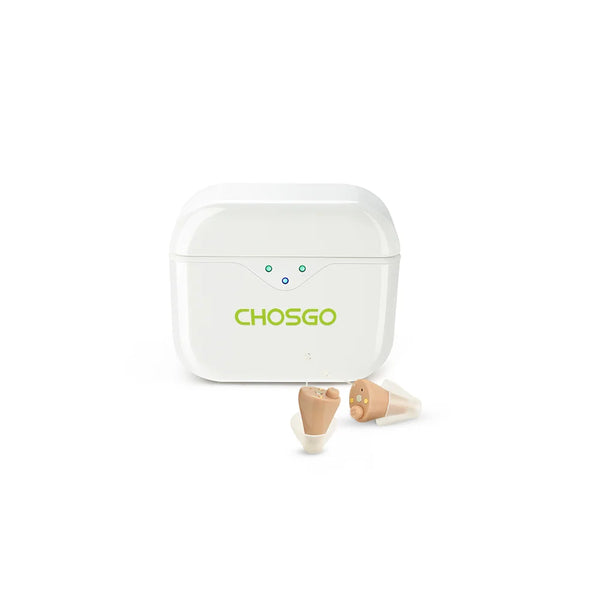 CHOSGO SmartR Smallest OTC Hearing Aids + 2-Year Protection Plan