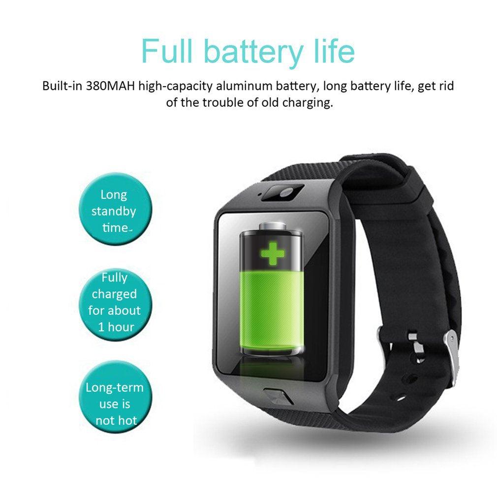 Smartwatch Support Card SIM Camera Sport Bluetooth Wristwatch Women Smart Watch Activity Fitness Tracker For Women Men Smartwatch For Android & iOS Phones Heart Rate Monitor Waterproof Fitness Watch