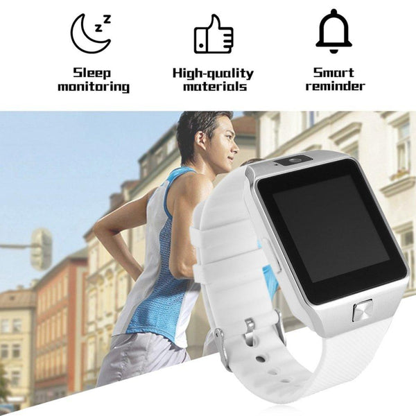 Smartwatch Support Card SIM Camera Sport Bluetooth Wristwatch Women Smart Watch Activity Fitness Tracker For Women Men Smartwatch For Android & iOS Phones Heart Rate Monitor Waterproof Fitness Watch