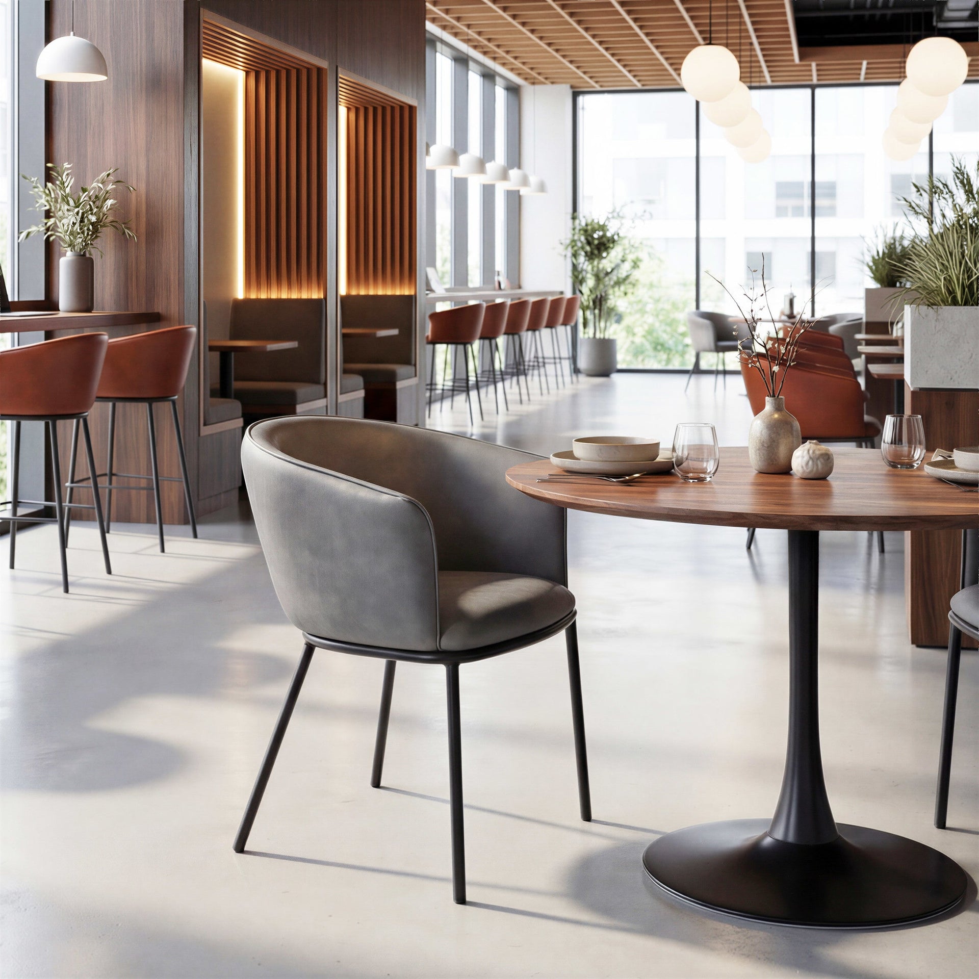 Garston Dining Chair Gray