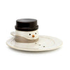 Snow Man Snow Day Dishware Collection - Soup & Sandwich Plate
