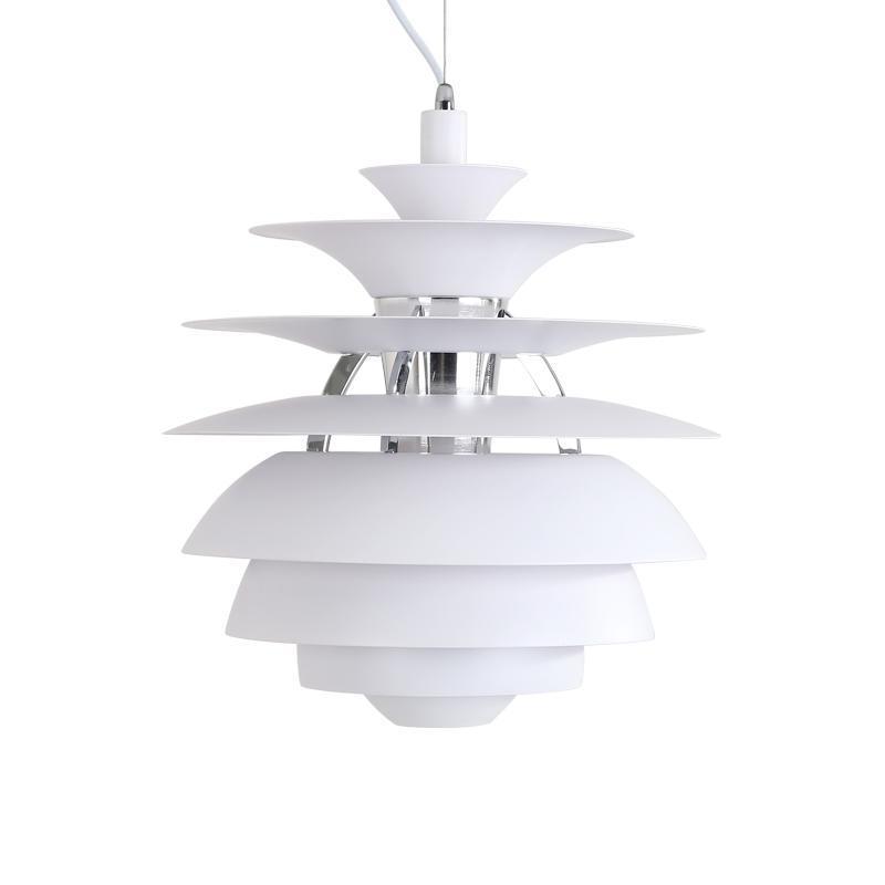 White Snowball Chandelier