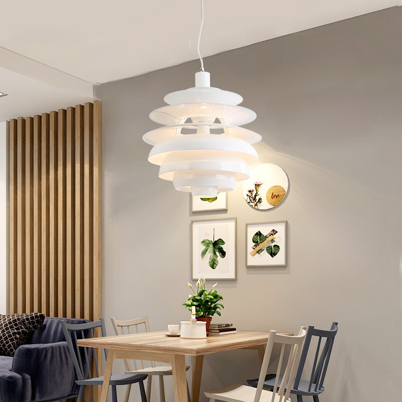 White Snowball Chandelier