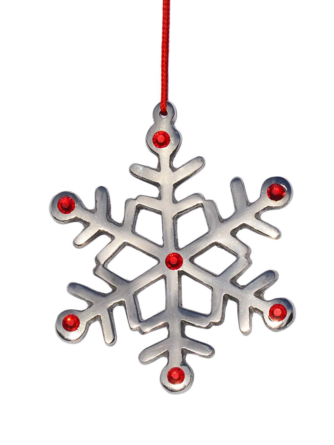Vibhsa Snowflake Christmas Tree Ornament Decorations Set of 8