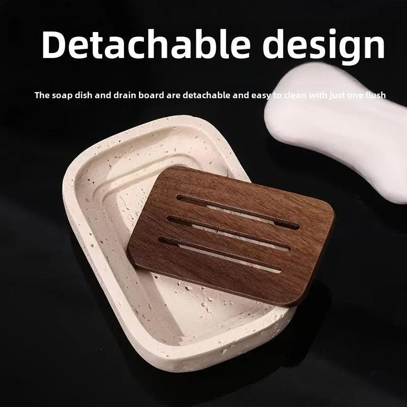 Soap Dish - Decorative Off-White Small