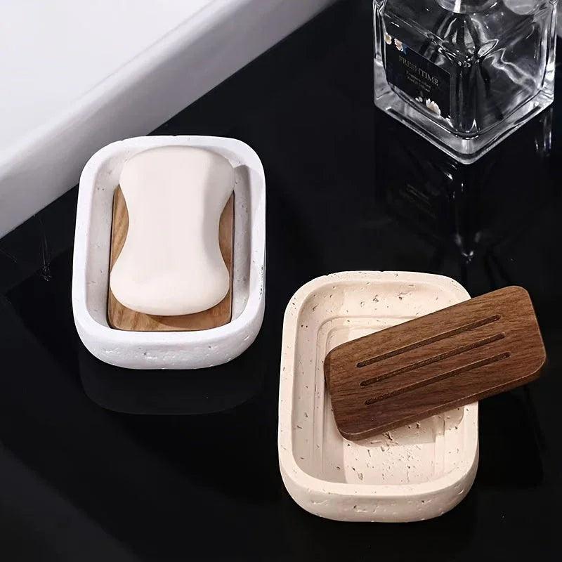 Soap Dish - Decorative Off-White Small