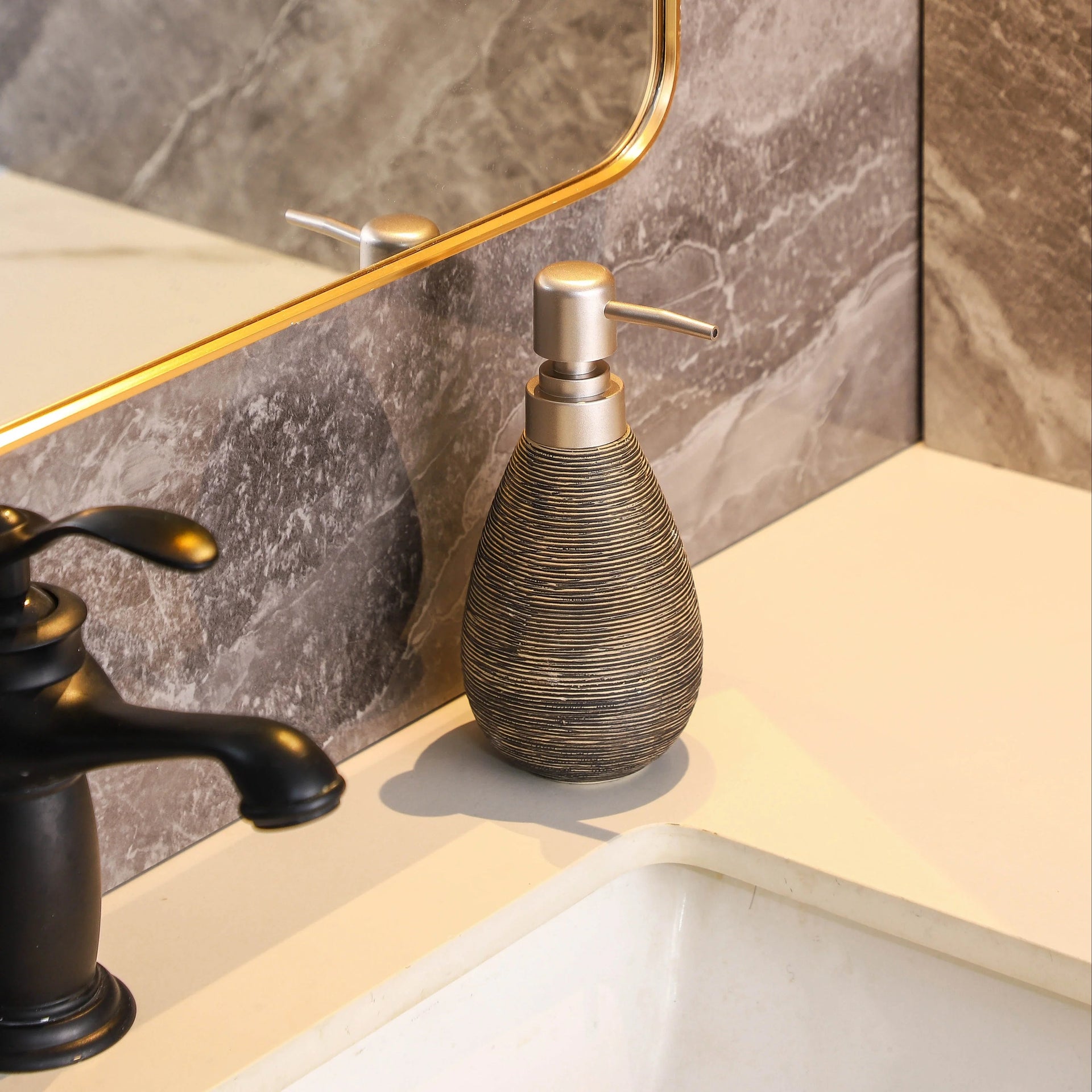 Soap Dispenser - Stainless Steel Pump