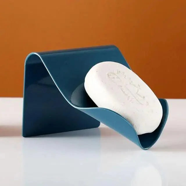 Soap Rack No Drilling Wall Mounted Double Layer Soap Holder Soap Sponge Dish Bathroom Accessories Soap Dishes Self Adhesive Soap Dish Bar Soap Holder Soap Dishes Tray Saver Case Box for Shower Bathroom Kitchen Dish Drainer Drying Rack