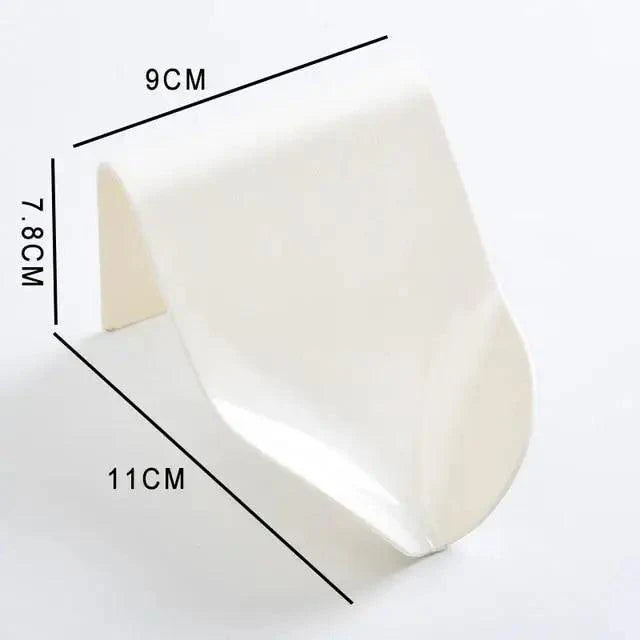 Soap Rack No Drilling Wall Mounted Double Layer Soap Holder Soap Sponge Dish Bathroom Accessories Soap Dishes Self Adhesive Soap Dish Bar Soap Holder Soap Dishes Tray Saver Case Box for Shower Bathroom Kitchen Dish Drainer Drying Rack