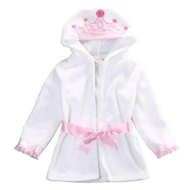 Soft And Comfortable Baby Bathrobes Cute Cartoon Animal Face Sleepwear For Babies Unique Design Hooded Sleepwear For Infants