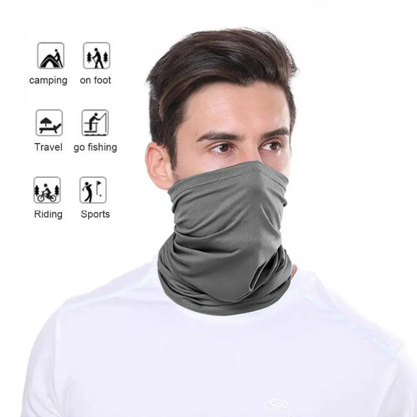 Soft And Comfortable Silk Scarf Unisex Magic Scarf Outdoor Sports Bicycle Headband Bike Cycling Neck Tube Warmer Riding Bandanas Face Mask