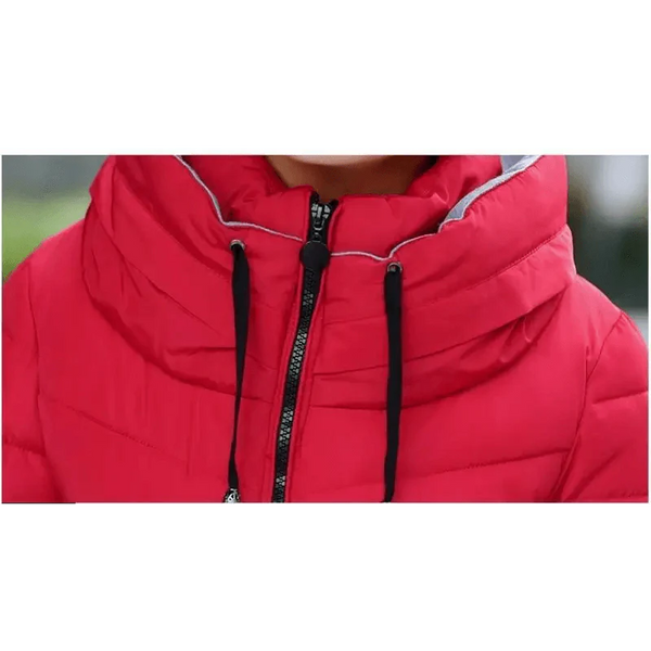 Soft And Comfortable Winter Jacket For Women Short Women's Thicken Outerwear In solid hooded Coats Zipper For Female Slim Cotton padded basic tops