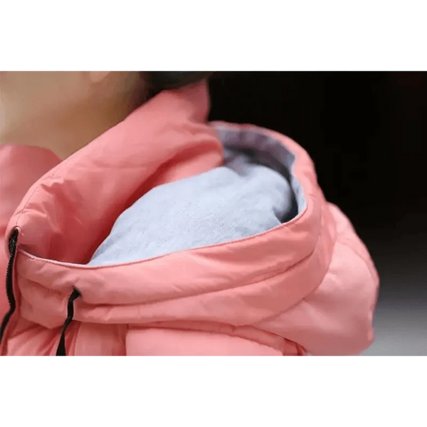 Soft And Comfortable Winter Jacket For Women Short Women's Thicken Outerwear In solid hooded Coats Zipper For Female Slim Cotton padded basic tops
