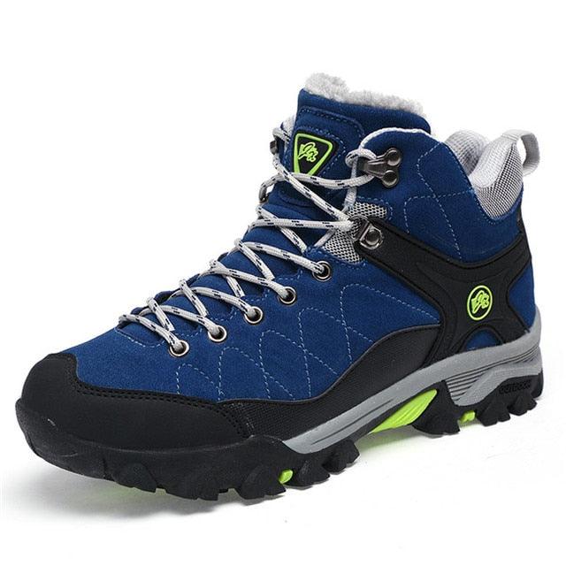Soft Black Mens Boots Winter Fur Warm Snow Men Walking Boots Work Shoes Footwear Fashion Rubber Ankle Shoes Warm Fur Lined Ankle Booties Comfortable Non Slip Outdoor Shoes