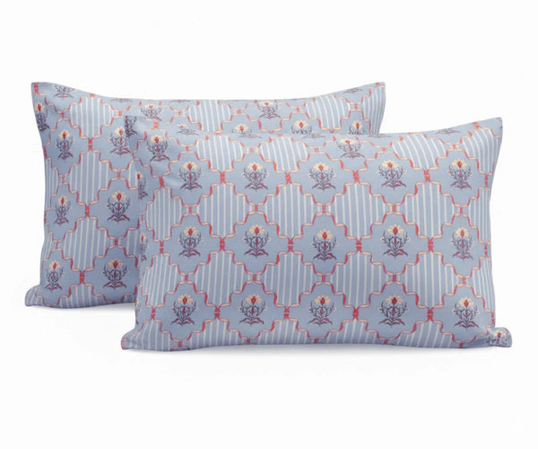 Printed Linen Sheet Set – 100% Linen Bedding