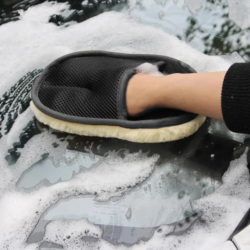 Soft Car Washing Gloves Motorcycle Washer Fast Modern Cleaning Car Glove Easy Clean Care Products For Car
