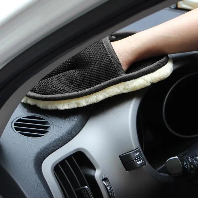 Soft Car Washing Gloves Motorcycle Washer Fast Modern Cleaning Car Glove Easy Clean Care Products For Car