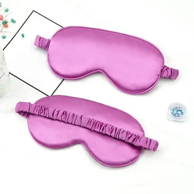 Soft  Silk Sleep Eye Mask Portable Travel Eye Patch Nap Eye Patch Super Smooth Eye Mask Eye Cover Sleeping Mask Night