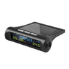 Solar Car Digital Clock with LCD Time Date In-Car Temperature Display for Outdoor Personal Car Part Decoration Universal Wireless Car Head Up Display Digital GPS Speedometer MPH Solar Battery USB Charged with Time Clock - B