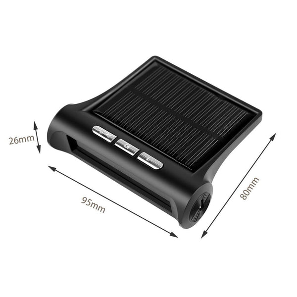 Solar Car Digital Clock with LCD Time Date In-Car Temperature Display for Outdoor Personal Car Part Decoration Universal Wireless Car Head Up Display Digital GPS Speedometer MPH Solar Battery USB Charged with Time Clock
