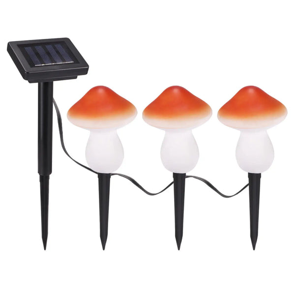 Solar Garden Decor Lights – Waterproof LED Mushroom Pathway Lamps