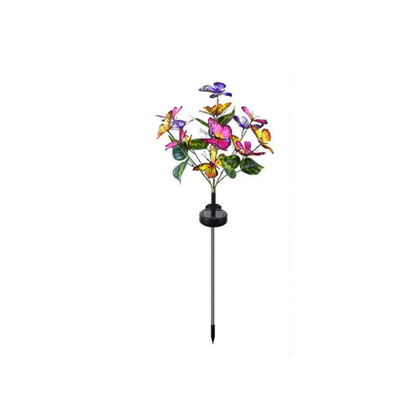 Solar LED Light for Outdoor Garden & Courtyard with Butterfly Design