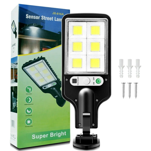 Solar Powered Light Outdoor with PIR Motion Sensor, 72-LED & Weatherproof