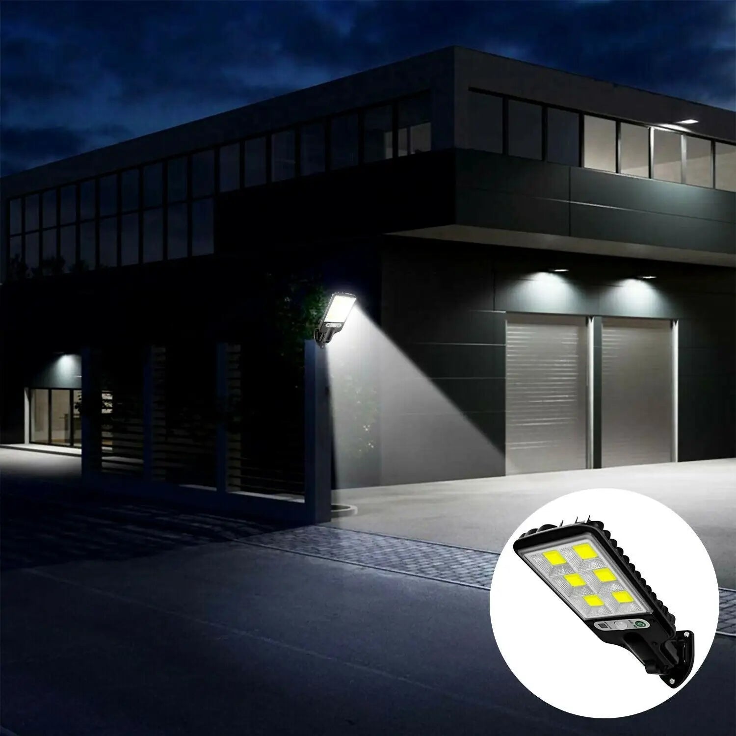 Solar Powered Light Outdoor with PIR Motion Sensor, 72-LED & Weatherproof