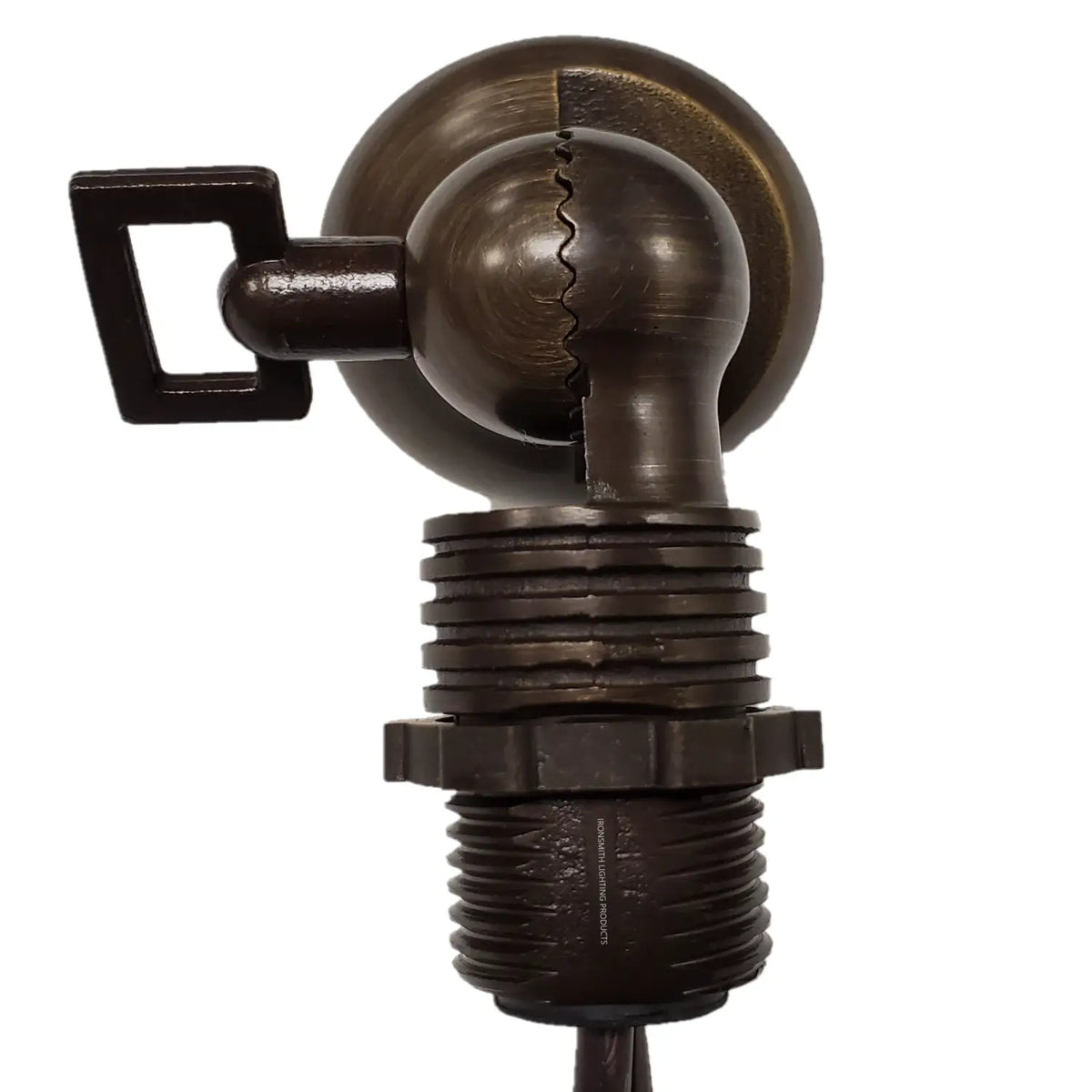 Outdoor Spotlight with Removable Angled Shroud Body