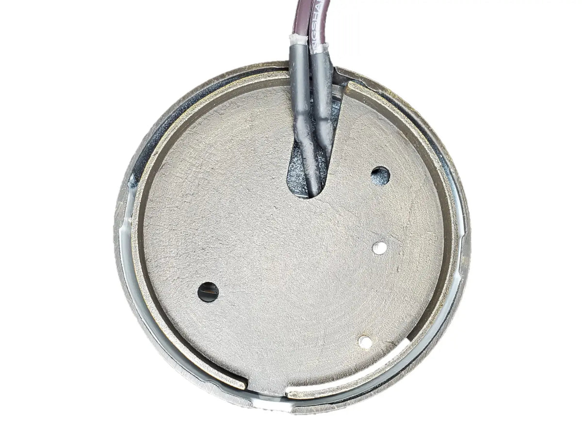 Solid Brass Half Moon Puck Light Fixture